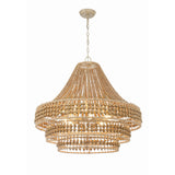 Silas Chandelier 30" Burnished Silver