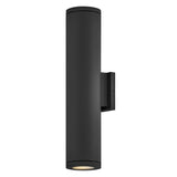 Silo Up/Down Wall Mount Lantern - Black