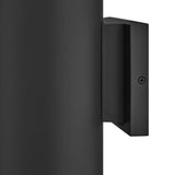 Silo Up/Down Wall Mount Lantern - Black