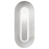 Silver Large Sassi LED Wall Sconce by Nuura