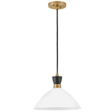 Simon Convertible Pendant Light Black Cased Opal By Lark Living
