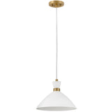 Simon Convertible Pendant Light Matte White By Lark Living