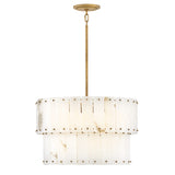 Simone Medium Convertible Chandelier - Burnished Gold - by Fredrick Ramond
