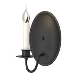 Simple Lines Wall Sconce Large in Black by Hubbardton Forge
