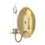 Simple Lines Wall Sconce Large in Modern Brass by Hubbardton Forge
