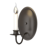 Simple Lines Wall Sconce Large in Oil Rubbed Bronze by Hubbardton Forge
