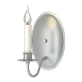Simple Lines Wall Sconce Large in Vintage Platinum by Hubbardton Forge
