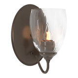 Simple Lines Wall Sconce Small in Bronze by Hubbardton Forge