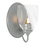 Simple Lines Wall Sconce Small in Vintage Platinum by Hubbardton Forge