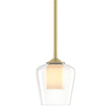 Simple Mini Pendant in Modern Brass by Hubbardton Forge