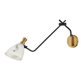 Sinclair Large Swing Arm Single Light Sconce - Heritage Brass - by Hinkley