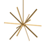 Sirius Chandelier — 48 Inch, Brushed Gold