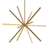 Sirius Chandelier — 56 Inch, Brushed Gold