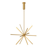 Sirius Minor Chandelier — 32-in, Brushed Gold