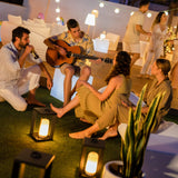 Siroco Portable Lantern - at an outdoor gathering