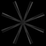 Size Matters Smart Fan Matte Black Medium By Modern Forms - Down View