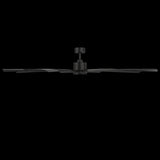 Size Matters Smart Fan Matte Black Medium By Modern Forms - Side View