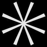 Size Matters Smart Fan Matte White Medium By Modern Forms - Down View