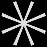 Size Matters Smart Fan Matte White Small By Modern Forms - Down View