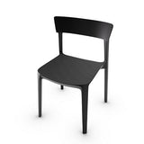 SKIN DINING CHAIR BY CALLIGARIS, COLORS: MATT BLACK, POLYPROPYLENE, SET OF 4, | CASA DI LUCE LIGHTING