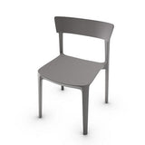 SKIN DINING CHAIR BY CALLIGARIS, COLORS: MATT TAUPE, POLYPROPYLENE, SET OF 4, | CASA DI LUCE LIGHTING