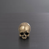 Skull Door Stop Brass By Buster And Punch Front View