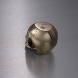 Skull Door Stop Brass By Buster And Punch Side View