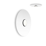 Sky Dome Flush By Pablo, Size: Medium, Finish: Black, Color: White