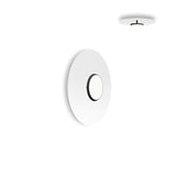 Sky Dome Flush By Pablo, Size: Small, Finish: Black, Color: White