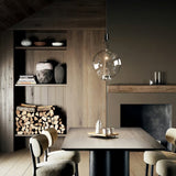 Sky Fall Round Pendant Light Clear Medium By Lodes Lifestyle View