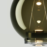 Sky Fall Round Pendant Light Gloden Sage Medium By Lodes Detaield View