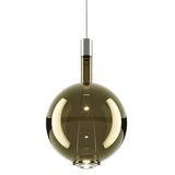 Sky-Fall Round Pendant Light Large Golden Sage By Lodes