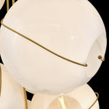 Skye Double Opal Glass XL Multi Tier Chandelier By Hinkley - Detailed View2