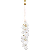 Skye Double Opal Glass XL Multi Tier Chandelier By Hinkley - Front View