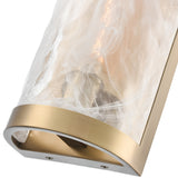 Skye Wall Light Brass By Artcraft - Detailed View
