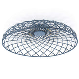 Skynest Ceiling Light Blue Tomaline By Flos