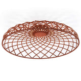 Skynest Ceiling Light Brick Red By Flos