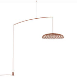 Skynest Motion Floor Lamp Brick Red By Flos