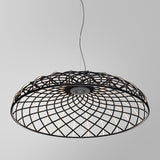 Skynest Suspension Light Anthracite By Flos - Side View