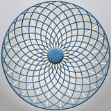 Skynest Suspension Light Blue Tomaline By Flos - Down View