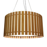 Slatted Pendant Teak by Accord