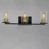 Sleek Bath Vanity Light Antique Brass / Black by Maxim Lighting