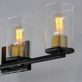 Sleek Bath Vanity Light Antique Brass / Black by Maxim Lighting