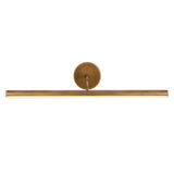 Slender Picture Light — 24 Inch, Vintage Brass
