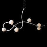 Slide XL 6 Light Suspension Oil White By Hubbardton Forge Lifestyle View