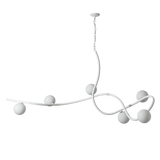 Slide XL 6 Light Suspension Oil White By Hubbardton Forge Without Light