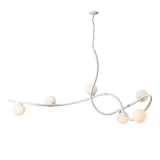 Slide XL 6 Light Suspension Oil White By Hubbardton Forge