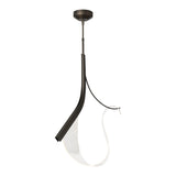 Sling Linear Suspension, shown in Dark Smoke, by Hubbardton Forge