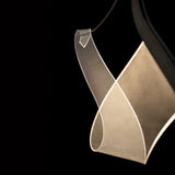 Sling Linear Suspension detail in Dark Smoke, by Hubbardton Forge