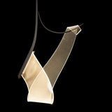 Sling Linear Suspension detail in Dark Smoke, by Hubbardton Forge